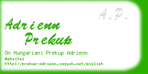 adrienn prekup business card